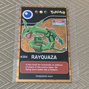 Pokemon Rayquaza Pokedex Black Edition #384